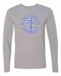 Our Savior Lutheran Long Sleeve T-shirt Circle (grey) | Stylish & Soft